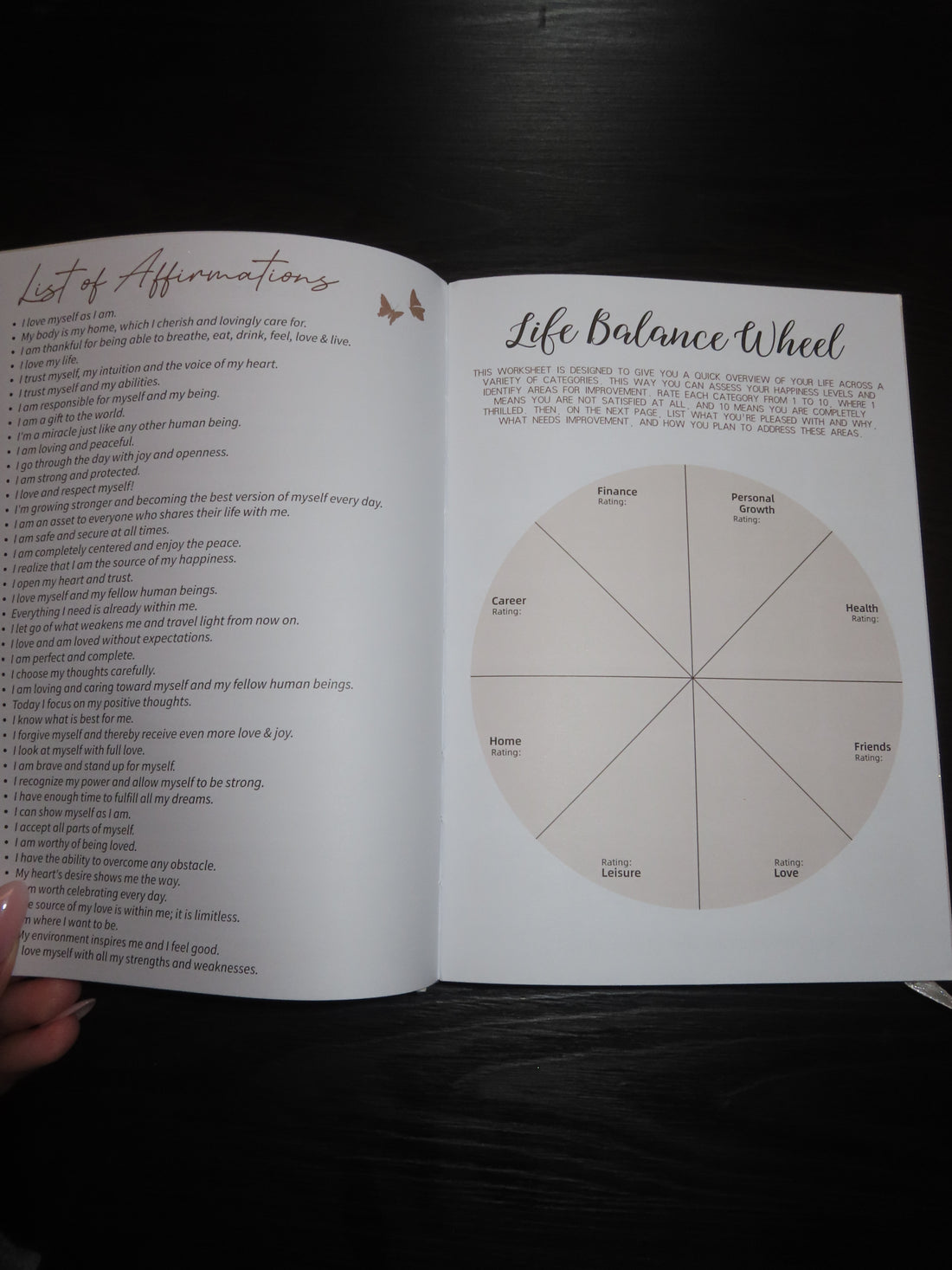 Self care journal