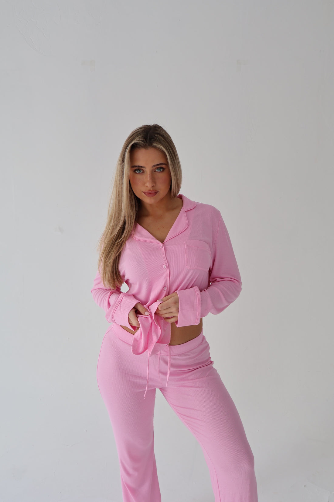 Baby Pink Modal Pyjama Set