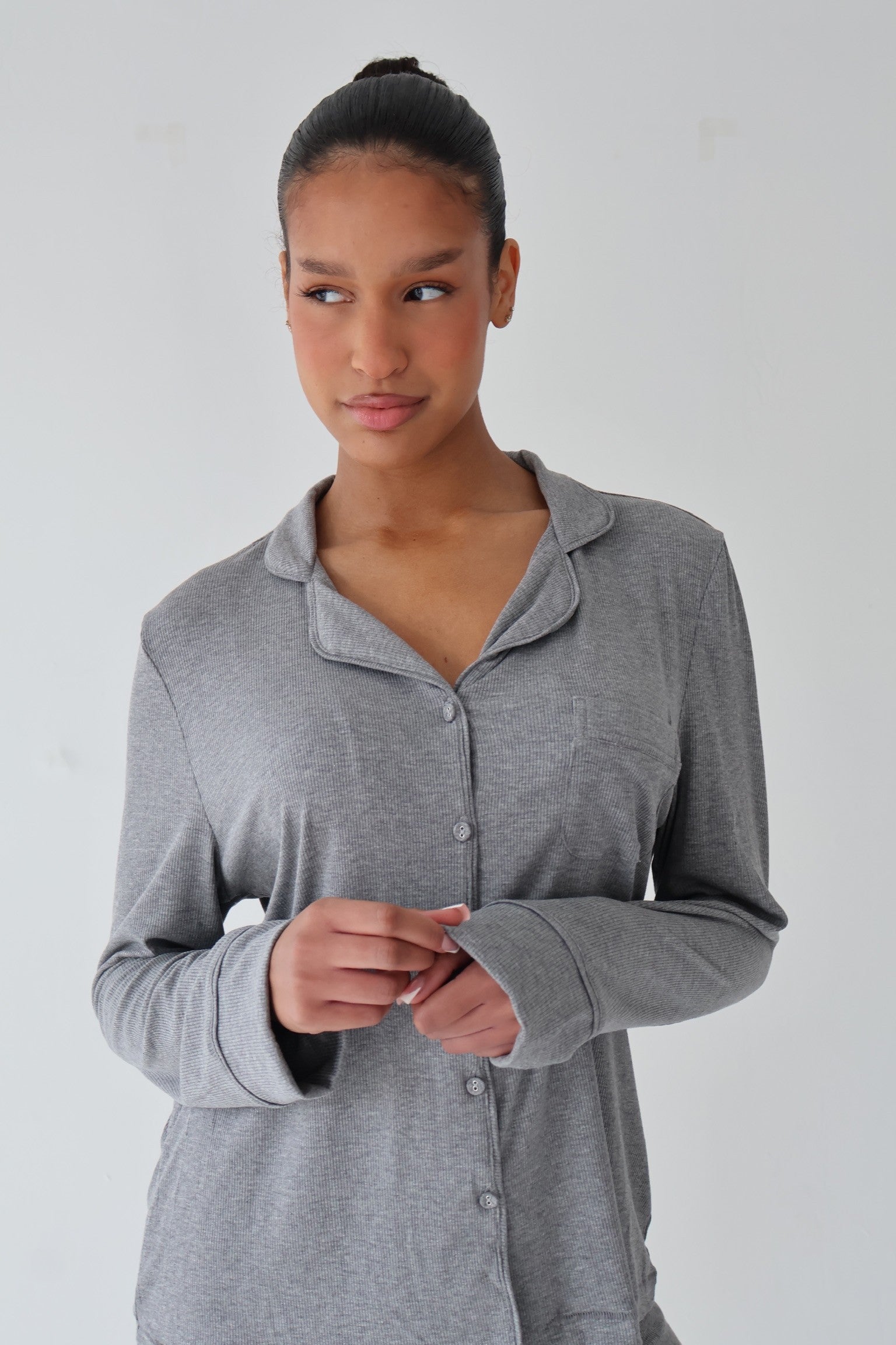 Grey Modal Pyjama Set